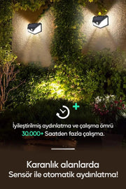 K2 KBA741 Solar Wall Light with Sensor 50W – White Light