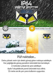 K2 KBA741 Solar Wall Light with Sensor 50W – White Light