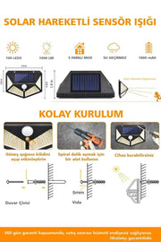 K2 KBA741 Solar Wall Light with Sensor 50W – White Light