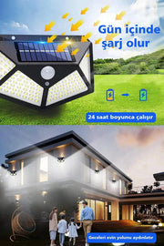 K2 KBA741 Solar Wall Light with Sensor 50W – White Light