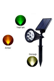 Dnz KBA746 Solar Stake Garden Light 7W – Amber Light