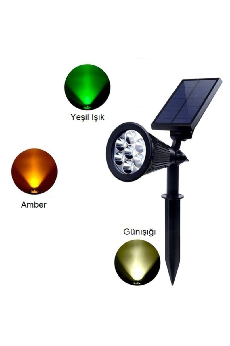 Dnz KBA746 Solar Stake Garden Light 7W – Amber Light