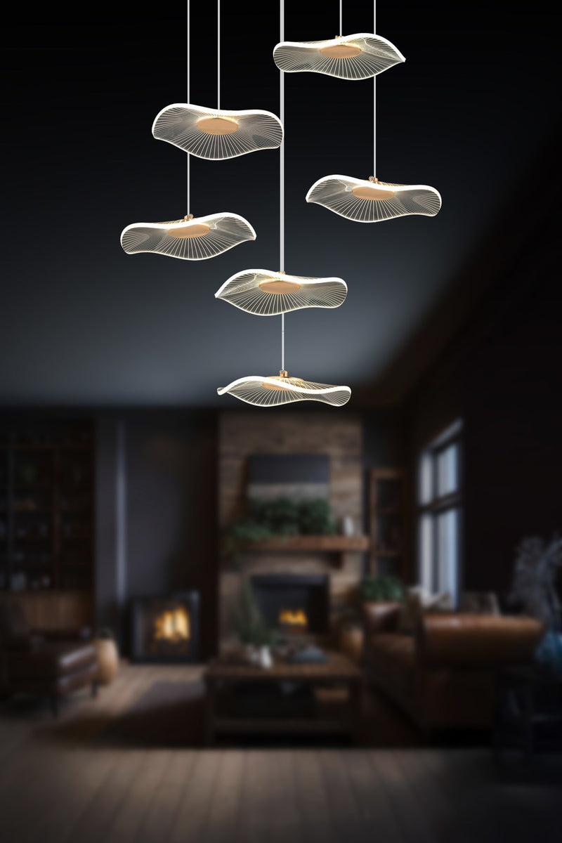 Alin Chrome Pendant Chandelier