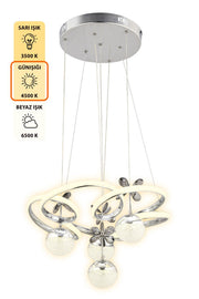 Alya Chrome Pendant Chandelier