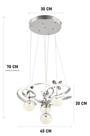 Alya Chrome Pendant Chandelier