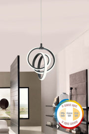 Asil Black Single Pendant Chandelier