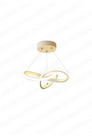 Duru White Single Pendant Chandelier