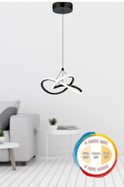 Duru Chrome Single Pendant Chandelier