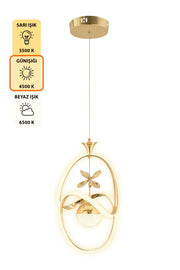 KSL4006 Gold Pendant Chandelier