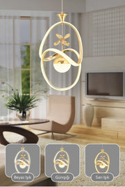 KSL4006 Gold Pendant Chandelier