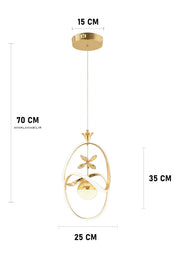 KSL4006 Gold Pendant Chandelier