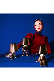 Golden Brothers Sam Metallic Gold Table Lamp