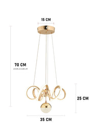 Hale Gold Pendant Chandelier