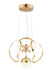 İnci Gold Single Pendant Chandelier