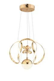 İnci Gold Single Pendant Chandelier