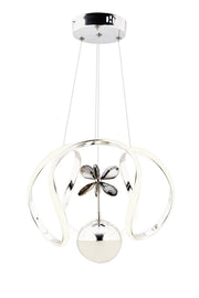 İnci Chrome Single Pendant Chandelier