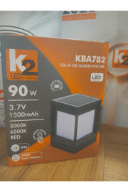 K2 KBA782 Solar Wall-Top Light 90W