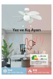 Vanti KCF281 Decorative Ceiling Fan 60W – White