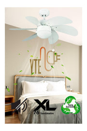 Vanti KCF281 Decorative Ceiling Fan 60W – White