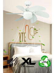 Vanti KCF281 Decorative Ceiling Fan 60W – White