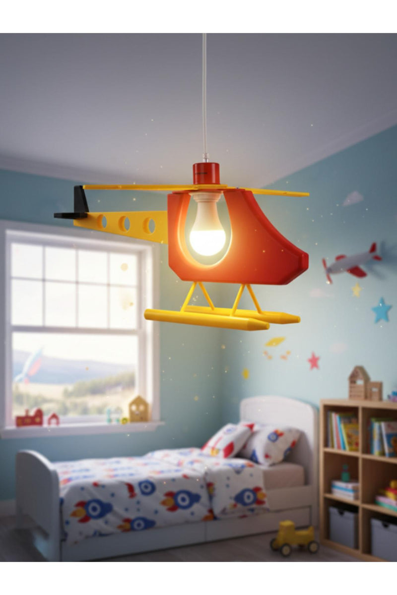 KDF001H Helicopter Pendant Chandelier for Children's Rooms