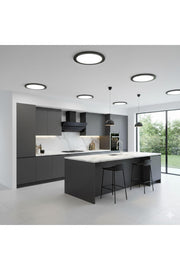 K2 KDL401B Recessed Slim LED Panel with Black Housing 12W – White Light