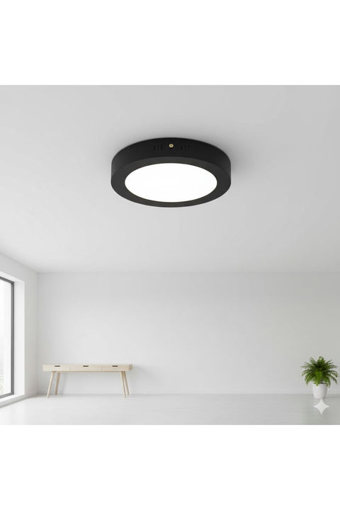 K2 KDL423B Surface-Mounted Round LED Panel 24W – White Light