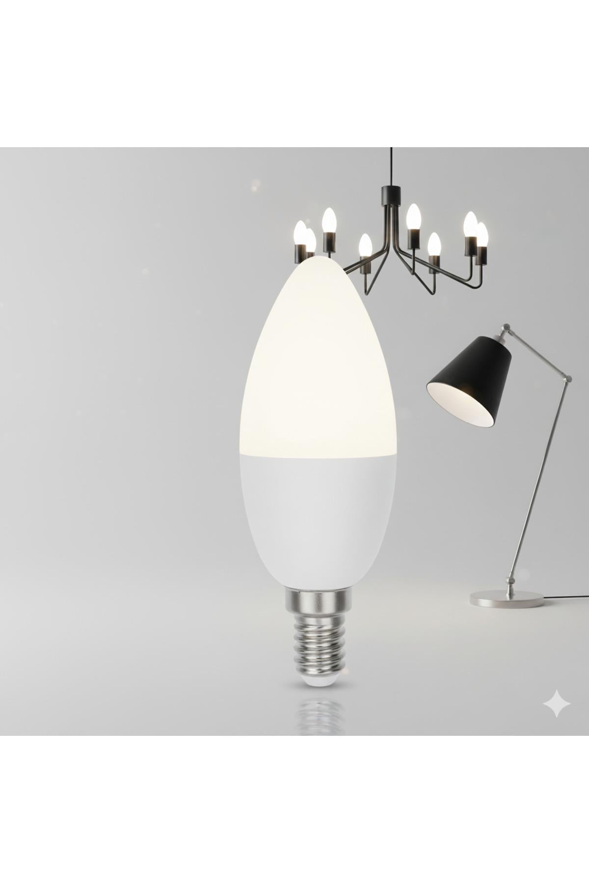 K2 KES209 LED Candle Bulb 8W – White Light