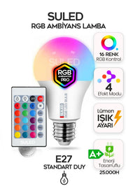 Kendal KES300 RGB LED Bulb 9W – White Light