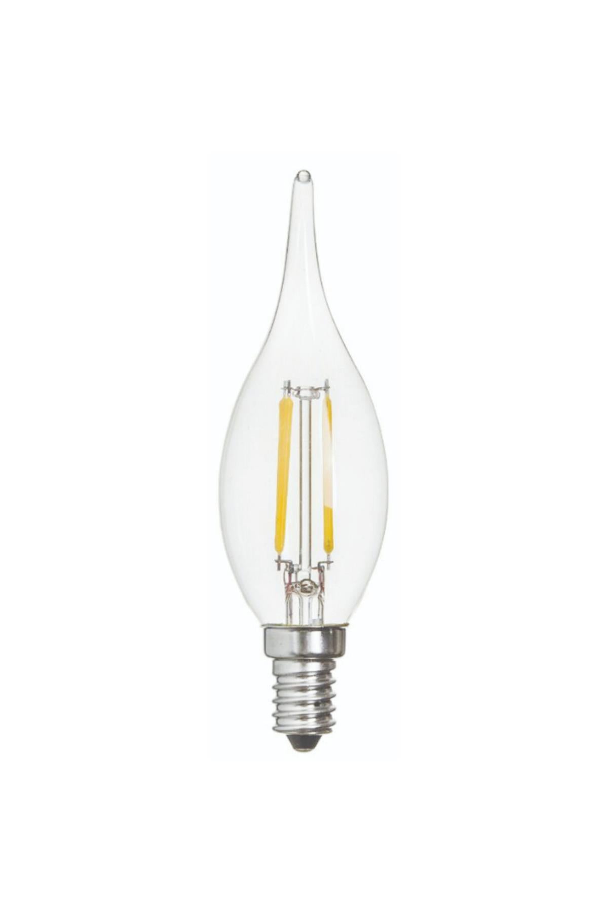 K2 KES498 Curved LED Filament Candle Bulb 4W – Daylight