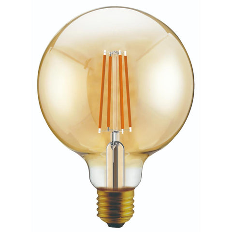 K2 KES606 Rustic LED Filament Bulb (G95) 6W – Daylight