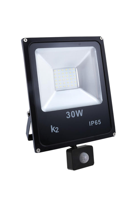 K2 KLF159B LED Floodlight with Sensor 30W – White Light