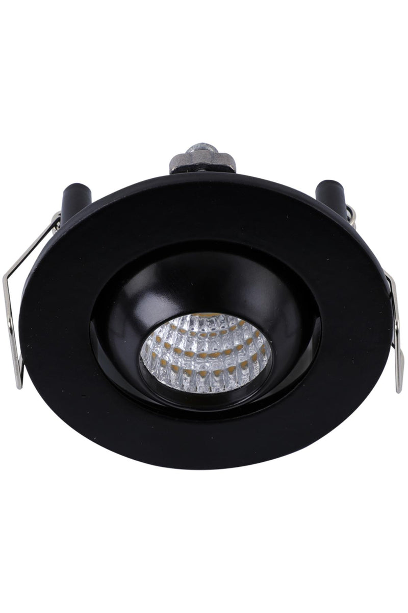 K2 KLS519 Adjustable Yıldız LED Spotlight 3W – Black Housing, Blue Light