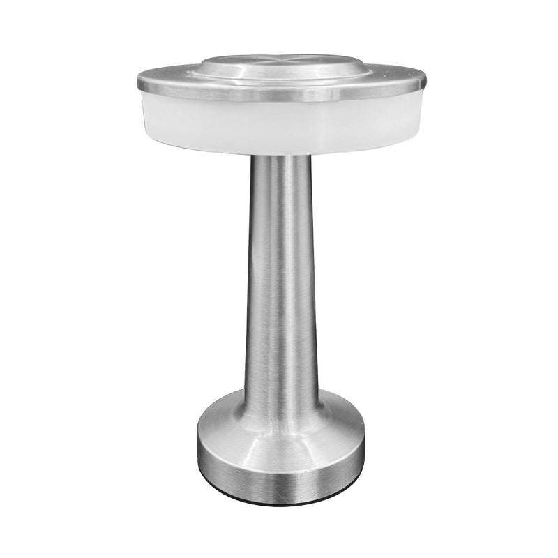 K2 KML105 Rechargeable Touch-Control Table Lamp – Silver