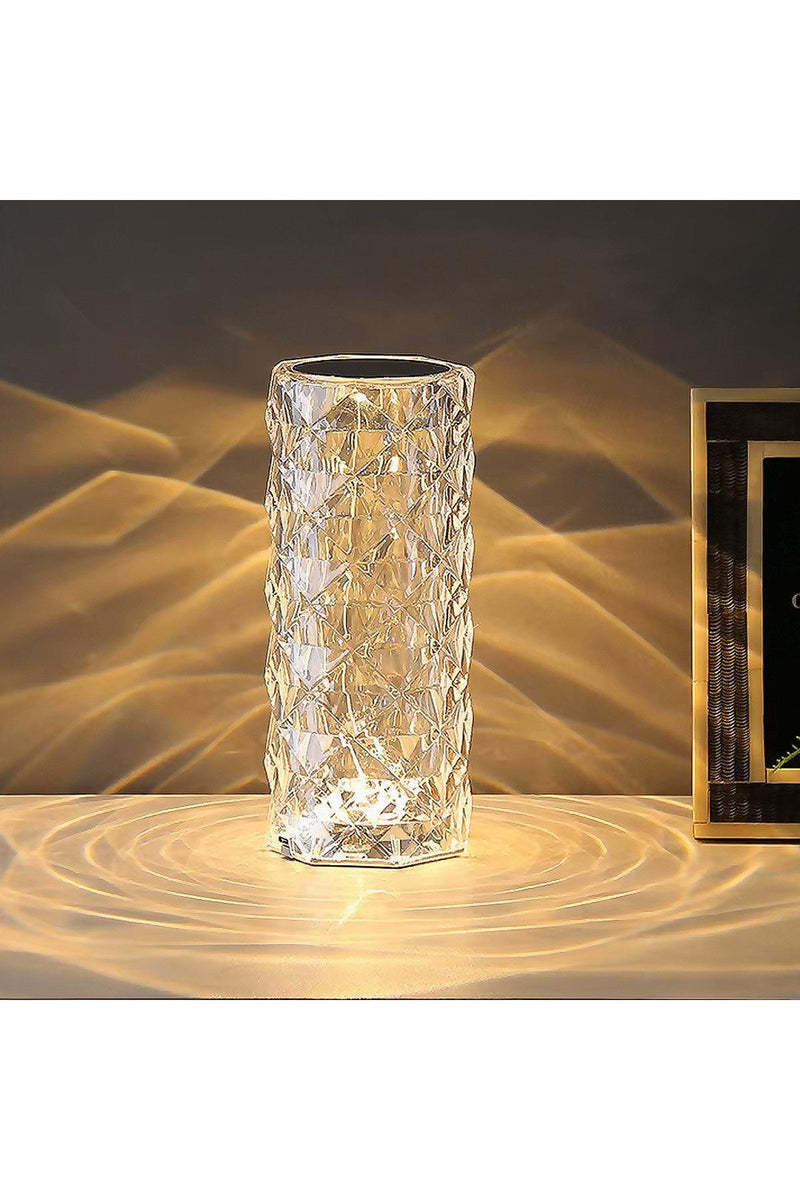 KML107 Rechargeable Crystal Diamond RGB Table Lamp