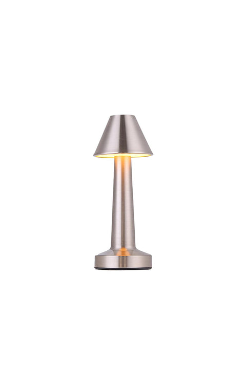K2 KML108 Rechargeable Touch-Control Table Lamp – Silver