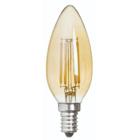 K2 KES601 Rustic LED Filament Candle Bulb 4W – Daylight