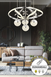 Liva Chrome Pendant Chandelier