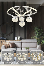 Liva Chrome Pendant Chandelier