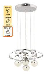 Liva Chrome Pendant Chandelier