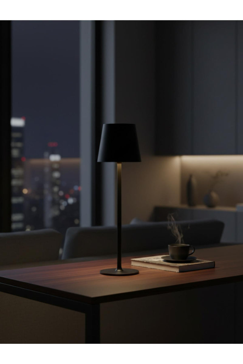 K2 KML114 Rechargeable Touch-Control Table Lamp – Black