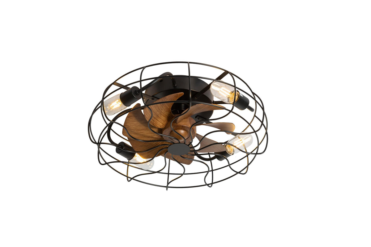 Vanti KCF302 Decorative Metal Ceiling Fan with Remote Control 15W Motor