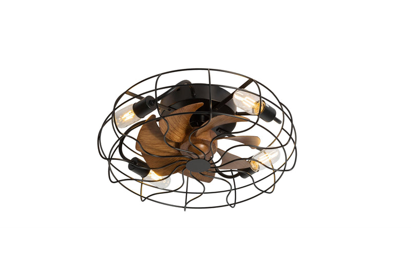 Vanti KCF302 Decorative Metal Ceiling Fan with Remote Control 15W Motor