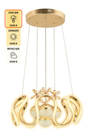 Neva Gold Pendant Chandelier
