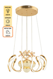 Neva Gold Pendant Chandelier