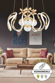Neva Gold Pendant Chandelier