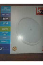 K2 KSA191 Ceiling Light with PIR Sensor 18W – White Light