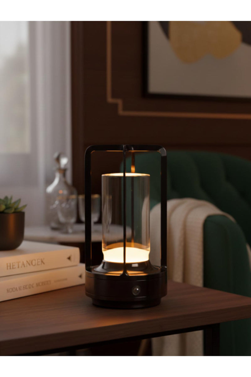 K2 KML116 Rechargeable Touch-Control Table Lamp – Black